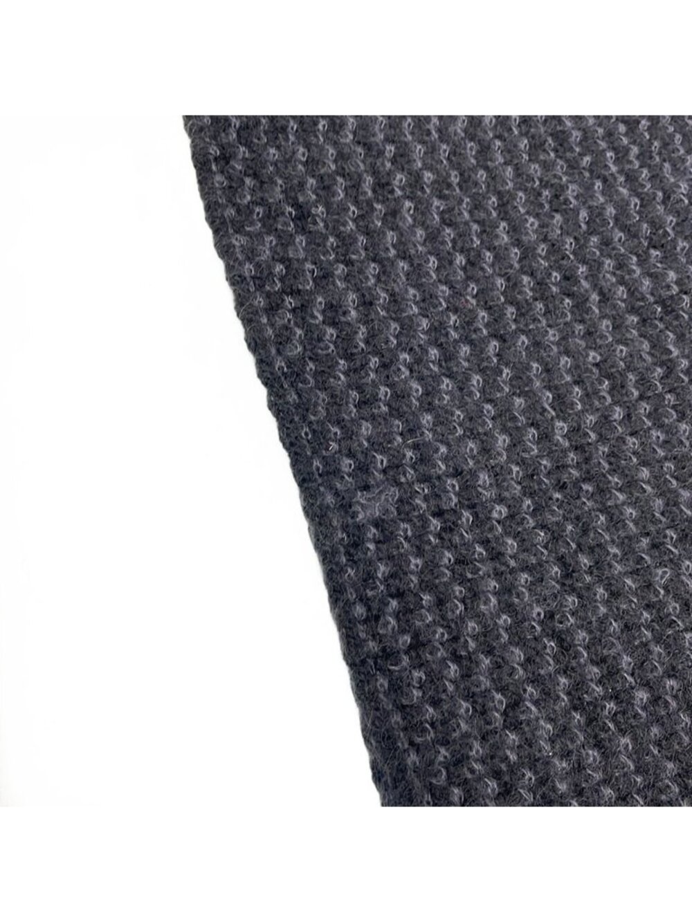 Louis Vuitton Scarf Echarpe Elena Black Dark Gray Lucky Wool Silk - Picture 5 of 5